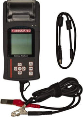 Associated Equipment - 12 Volt Battery Tester with Case & Manual - 100 to 1,700 CCA Range, 5' Cable - Americas Industrial Supply