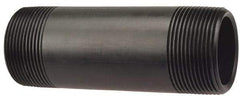 NIBCO - 2" Pipe, 3" Long PVDF Threaded Plastic Pipe Nipple - Schedule 80, Red - Americas Industrial Supply