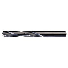 ‎3/16″ Dia. × 3/16″ Shank × 1-5/8″ Flute Length × 2-3/4″ OAL, 118°, Bright, 2xD Flute, Round Solid Carbide Drill - Exact Industrial Supply