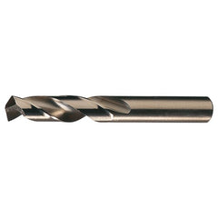V RHS / RHC HSS-CO 8% (M42) 135 Degree Split Point Heavy Duty Cobalt Screw Machine Drill - Straw / Gold Oxide - Exact Industrial Supply