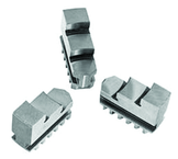 Hard Solid OD Jaws for 16" 3-Jaw Bison Scroll Chuck- 3 Piece Set - Americas Industrial Supply