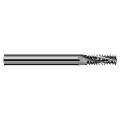 ‎0.4950″ Cutter Diameter × 1.2500″ (1-1/4″) Length of Cut Carbide Multi-Form 3/4″-12 Thread Milling Cutter, 4 Flutes - Exact Industrial Supply