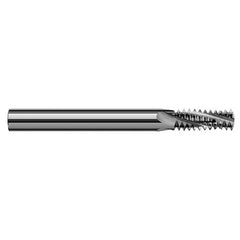 ‎0.6200″ Cutter Diameter × 1.3750″ (1-3/8″) Length of Cut Carbide Multi-Form #1-8 Thread Milling Cutter, 4 Flutes - Exact Industrial Supply