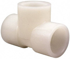NIBCO - 4" PVDF Plastic Pipe Fitting - S x S x S End Connections - Americas Industrial Supply