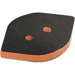 Dynabrade - 2-3/8" Wide, 3-3/4" Long, Tear Drop Conversion Backing Pad - Americas Industrial Supply