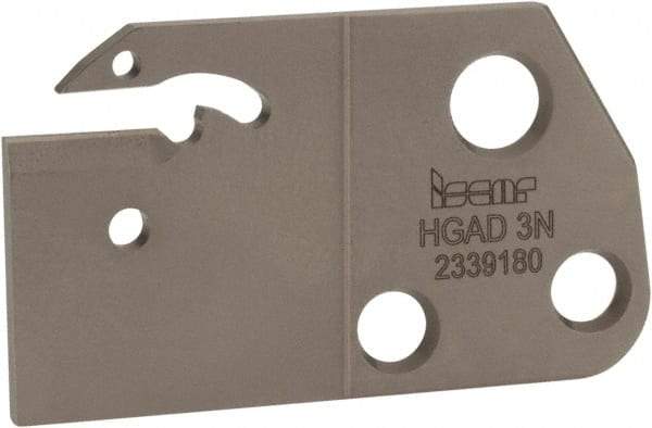 Iscar - 1.1811" Blade Height, 0.1575" Blade Width, 1.9882" OAL, Neutral Cut, Double End Indexable Cut-Off Blade - HGAD Blade - Americas Industrial Supply