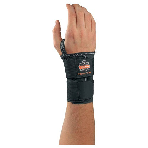 4010 SL Black Double Strap Wrist Support - Americas Industrial Supply