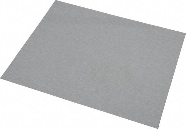 Made in USA - 240 Grit, Aluminum Oxide Sanding Sheet - 11" Long x 9" Wide, Very Fine Grade, A Weighted Backing - Americas Industrial Supply