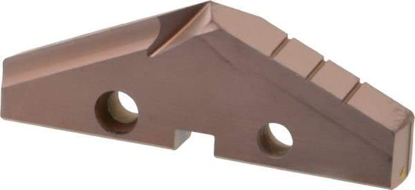 Allied Machine and Engineering - 2-17/32" Diam x 5/16" Thick, Seat Code 4, 132° Included Angle Spade Drill Insert - AM200 Coated, Cobalt, Grade Super Cobalt, Series GEN2 T-A - Americas Industrial Supply