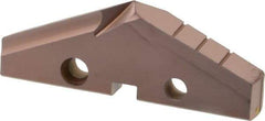 Allied Machine and Engineering - 2-17/32" Diam x 5/16" Thick, Seat Code 4, 132° Included Angle Spade Drill Insert - AM200 Coated, Cobalt, Grade Super Cobalt, Series GEN2 T-A - Americas Industrial Supply