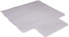 Aleco - 53" Long x 45" Wide, Chair Mat - Single Lip, Beveled Edge Style, Includes Anchorpoints - Americas Industrial Supply