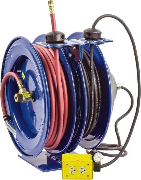 CoxReels - 50' Spring Retractable Hose Reel - 300 psi, Hose Included - Americas Industrial Supply