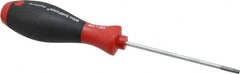 Wiha - T20 Torx Driver - 100mm Blade Length, 8-1/4" OAL, Ergonomic Handle - Americas Industrial Supply