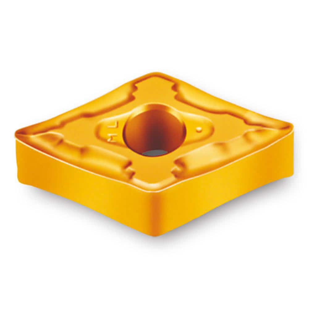 Turning Insert:  DNMG431ML TT5100,  Solid Carbide TiCN, Al2O3 & TiN Finish,  Neutral,  0.6100″ Long,  1/2″ Inscribed Circle,  0.0160″ Corner Radius,  55.0 &deg N/A Diamond,  Series  DNMG