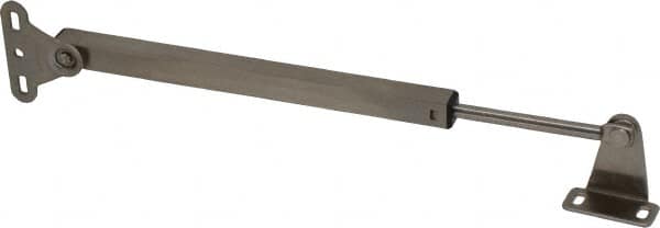 Sugatsune - 6.6 Lb Capacity, Spring Loaded Lid Stay - 90" Max Opening, Satin Stainless Steel - Americas Industrial Supply