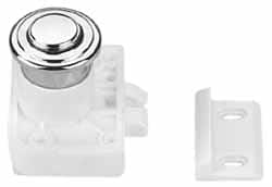 2-1/5 Inch Long x 1-21/32 Inch Wide x 1-49/64 Inch High, Latch for TLP Polyamide, with White Finish