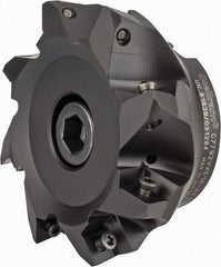 Kennametal - 4" Cut Diam, 0.138" Max Depth, 1-1/4" Arbor Hole, 8 Inserts, XE 16 Insert Style, Indexable Copy Face Mill - C7792VXE16-A4.0Z08R Cutter Style, 1.97" High, Through Coolant, Series 7792 - Americas Industrial Supply