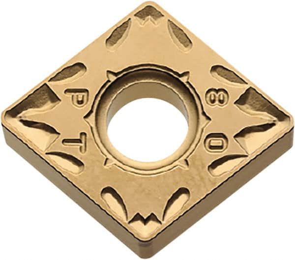 Kyocera - CNMG543 PT Grade CA5525 Carbide Turning Insert - TiCN/Al2O3/TiN Finish, 80° Diamond, 5/8" Inscr Circle, 1/4" Thick, 3/64" Corner Radius - Americas Industrial Supply