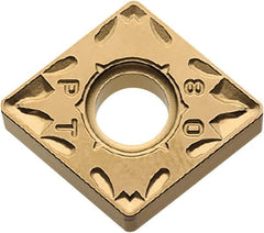 Kyocera - CNMG543 PT Grade CA5525 Carbide Turning Insert - TiCN/Al2O3/TiN Finish, 80° Diamond, 5/8" Inscr Circle, 1/4" Thick, 3/64" Corner Radius - Americas Industrial Supply