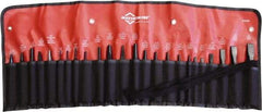 Mayhew - 24 Piece Punch & Chisel Set - 1/4 to 3/4" Chisel, 3/32 to 1/2" Punch, Hex Shank - Americas Industrial Supply
