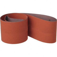 3M - 3" Wide x 132" OAL, 120 Grit, Ceramic Abrasive Belt - Ceramic, Coated, Cloth Backing - Americas Industrial Supply