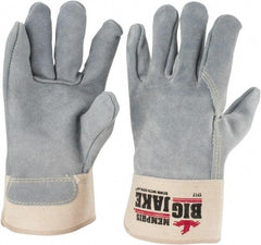 MCR Safety - Size XL General Protection Work Gloves - For General Purpose, Uncoated, Safety Cuff, Gray, Paired - Americas Industrial Supply