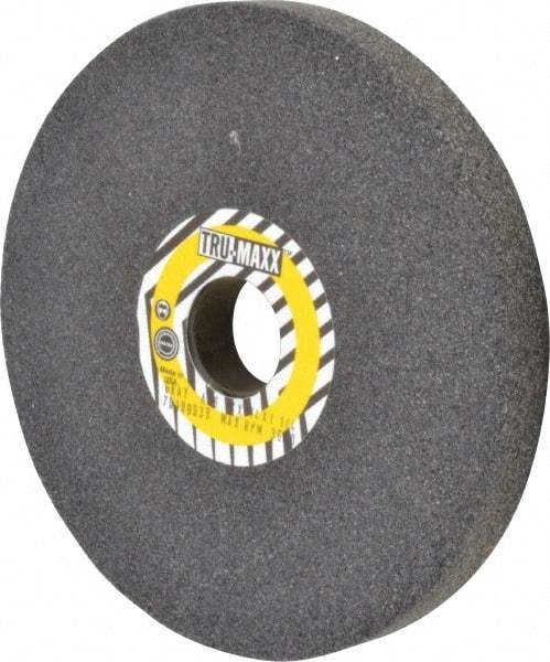 Tru-Maxx - 46 Grit Aluminum Oxide Bench & Pedestal Grinding Wheel - 7" Diam x 1" Hole x 3/4" Thick, 3600 Max RPM, O Hardness, Coarse Grade , Vitrified Bond - Americas Industrial Supply