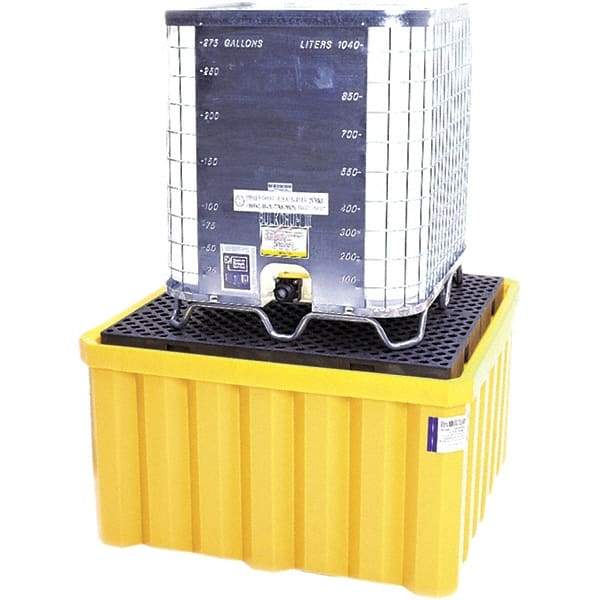 UltraTech - 400 Gallon Sump, IBC Pallet - 59 Inch Long x 59 Inch Wide x 33 Inch High, 1 Tote, 16,000 Lbs. Load Capacity - Americas Industrial Supply