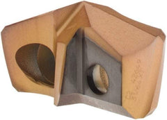 Allied Machine and Engineering - 31/64" Diam, Seat Code 12, 140° Included Angle Spade Drill Insert - AM300 Coated, Carbide, Grade K20, Series GEN3SYS XT - Americas Industrial Supply