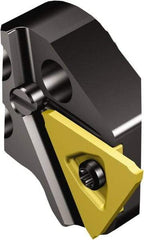 Sandvik Coromant - 570-xxR/L123T..B Insert, 14mm Head Length, Modular Grooving Cutting Unit Head - Left Hand Cut, System Size 32, Through Coolant, Series CoroCut 3 - Americas Industrial Supply