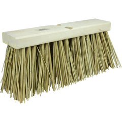 16″ Street Broom, 6-1/4″ Trim Length, Natural Palmyra Fill - Americas Industrial Supply