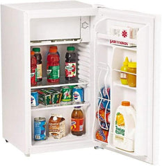 Avanti - 3.3 Cubic Ft. White Office Refrigerator - 18-1/2 Inch Wide x 17-1/2 Inch Deep x 33-1/2 Inch High - Americas Industrial Supply