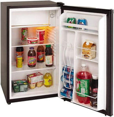 Avanti - 3.3 Cubic Ft. Black Office Refrigerator - 18-1/2 Inch Wide x 17-1/2 Inch Deep x 33-1/2 Inch High - Americas Industrial Supply