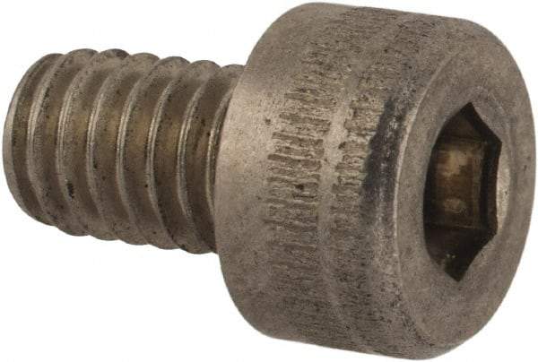 Holo-Krome - M4x0.70 Metric Coarse Hex Socket Drive, Socket Cap Screw - Grade Austenitic A4 Stainless Steel, Uncoated, Fully Threaded, 6mm Length Under Head - Americas Industrial Supply