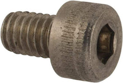 Holo-Krome - M4x0.70 Metric Coarse Hex Socket Drive, Socket Cap Screw - Grade Austenitic A4 Stainless Steel, Uncoated, Fully Threaded, 6mm Length Under Head - Americas Industrial Supply