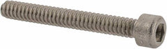 Holo-Krome - #4-40 UNC Hex Socket Drive, Socket Cap Screw - Grade 18-8 Stainless Steel, Uncoated, Fully Threaded, 7/8" Length Under Head - Americas Industrial Supply