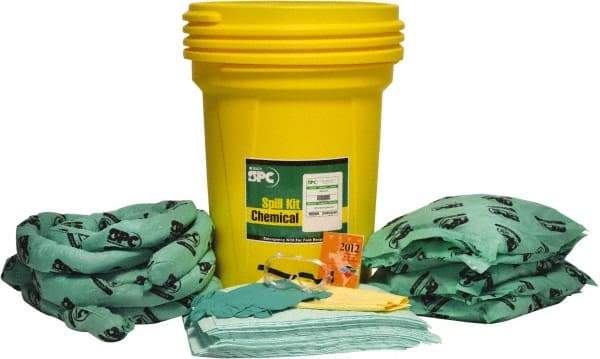 Brady SPC Sorbents - Chemical Neutralizer & Absorbent Spill Kit - 30 Gal Bucket - Americas Industrial Supply
