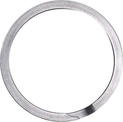 Rotor Clip - 2.12" Groove Diam, 2-1/4" Shaft Diam, Oil Stainless Steel, Spiral External Retaining Rings - 0.086" Groove Width, 0.065" Groove Depth, 0.078" Ring Thickness, Grade 302 - Americas Industrial Supply