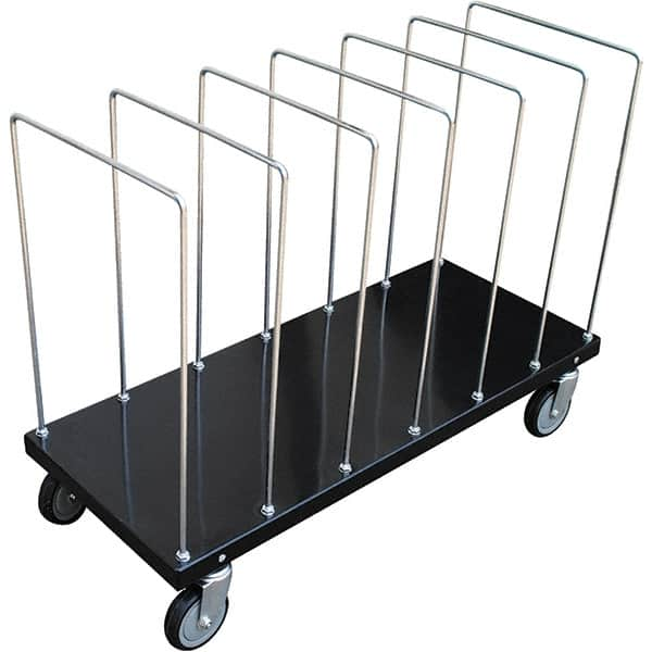 Vestil - 400 Lb Capacity Steel Carton Cart - 18" OAW, Rubber Casters - Americas Industrial Supply