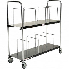 Vestil - 400 Lb Capacity Steel Carton Cart - 18" OAW, Rubber Casters - Americas Industrial Supply