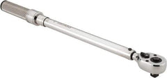 CDI - 1/2" Drive Micrometer Adjustable Torque Wrench - 40 N/m to 200 N/m Torque, 19" OAL, 2 N/m Graduation - Americas Industrial Supply