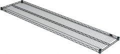Value Collection - 72" Wide, 1.19" High, Open Shelving Accessory/Component - Black Powder Finish, 18" Deep, Use with NuLine Units - Americas Industrial Supply