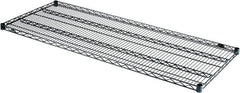 Value Collection - 60" Wide, 1.19" High, Open Shelving Accessory/Component - Black Powder Finish, 24" Deep, Use with NuLine Units - Americas Industrial Supply