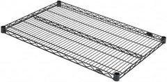 Value Collection - 36" Wide, 1.19" High, Open Shelving Accessory/Component - Black Powder Finish, 24" Deep, Use with NuLine Units - Americas Industrial Supply