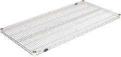 Value Collection - 60" Wide, 1.19" High, Open Shelving Accessory/Component - Chrome Finish, 24" Deep, Use with NuLine Units - Americas Industrial Supply