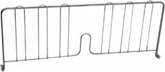 Value Collection - 14" Wide, 8" High, Open Shelving Accessory/Component - Chrome Finish, 1/2" Deep, Use with NuLine Units - Americas Industrial Supply