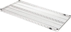Value Collection - 48" Wide, 1.19" High, Open Shelving Accessory/Component - Black Powder Finish, 24" Deep, Use with NuLine Units - Americas Industrial Supply