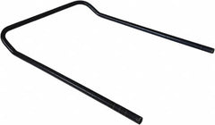 Value Collection - 18" Wide, 34" High, Open Shelving U-Shaped Handle - Black Powder Finish, 4" Deep, Use with NuLine Units - Americas Industrial Supply