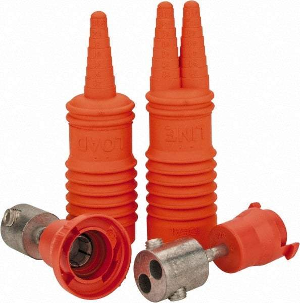 Ideal - 600 VAC, 30 Amp, Inline Fuse Holder - Compatible with 1-1/2 Inch Long x 1-3/16 Inch Wide and 13/32 Inch Diameter Fuse - Americas Industrial Supply