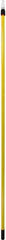 Remco - 187 x 1-1/4" Aluminum Squeegee Handle - European Threaded Connection, Yellow, Telescoping - Americas Industrial Supply